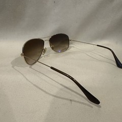 Ray Ban Cockpit Light Brown Gradient Aviator Unisex Sunglasses RB3362 001