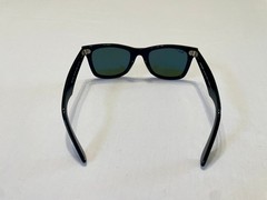 Ray-Ban Original Wayfarer Unisex Square Sunglasses – Black/Green (RB2140 901/58)