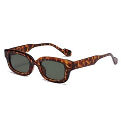 Small Rectangle Sunglasses Candy Color UV400 Square Frame Casual Travel Wear
