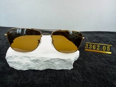 Ray-Ban RB3362 Cockpit Sunglasses, Gold Frame, Solid Yellow Lens