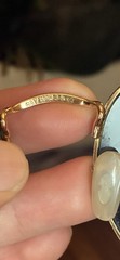 Vintage Ray-Ban RB3548N Hexagonal Flat Lenses 54□20 Arista Gold G-15 READ