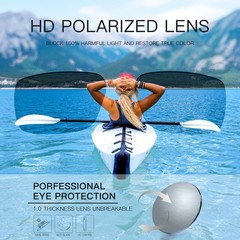 Polarized Sports Sunglasses for Men, Women & Youth UV400 Baseball, Cycling,