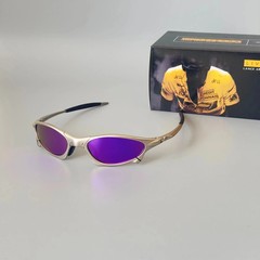 Oakley Penny & Juliet X-Mental Sunglasses Silver Frame/Purple Lens