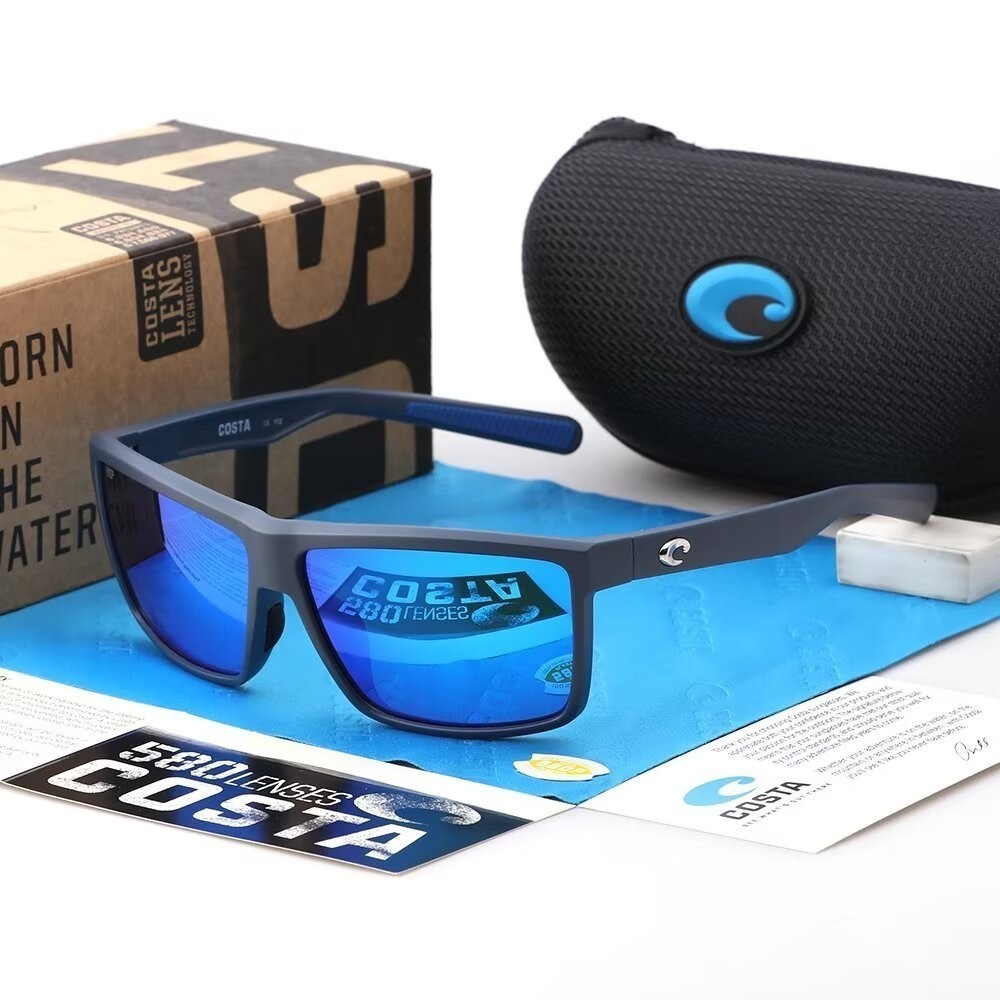 Costa Del Mar Rinconcito Sunglasses Matte Blue Dark Blue Mirror 580P Polarized N