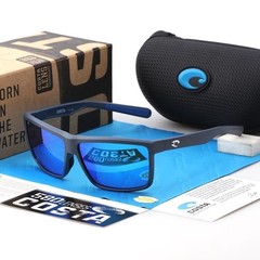 Costa Del Mar Rinconcito Sunglasses Matte Blue Dark Blue Mirror 580P Polarized N