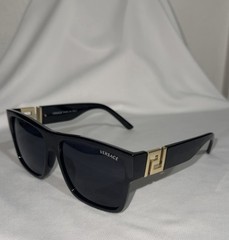 Versace Men’s VE4296 Sunglasses Black/Gray 59mm