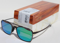 MAUI JIM Keokea POLARIZED Sunglasses GM447-11 Translucent Grey/Maui Green NEW