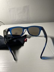 Vans Unisex Adult Foldable Spicoli Shades Transparent Blue UV400 Sunglasses