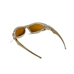 Oakley Plate Platinum 24K Gold Iridium Sunglasses NOS Vintage 2003 Rare
