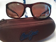 NEW ULTRA RARE Maui Jim “TYPHOON” 120-10 Tortoise Frames / Bronze w/ Case