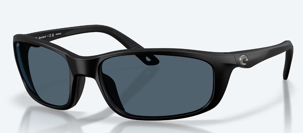 Costa Del Mar BRINE II Sunglasses BR11OGP Black Frame/Gray Plastic 580p Lens