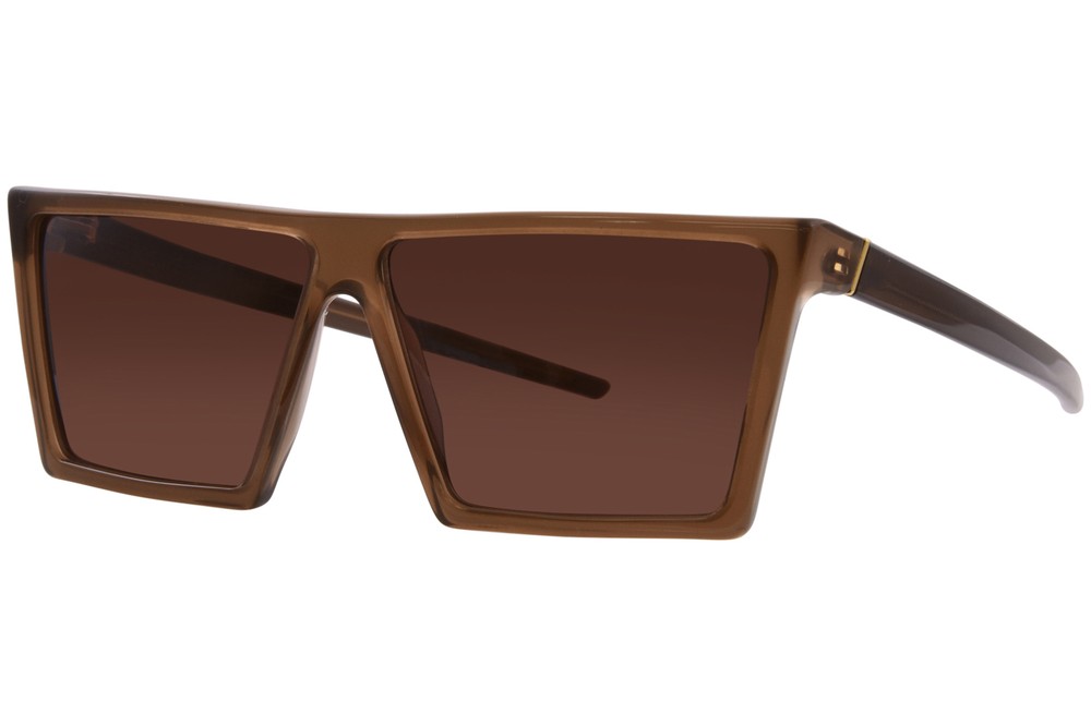 RetroSuperFuture W-421 SS11 Sunglasses Dark Brown/Brown Rectangle Shape 58mm