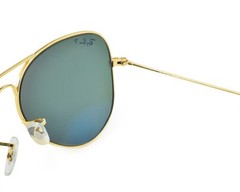Ray-Ban Sunglasses RB3025 Aviator Classic 58mm Gold Frame Polarized Green Lens