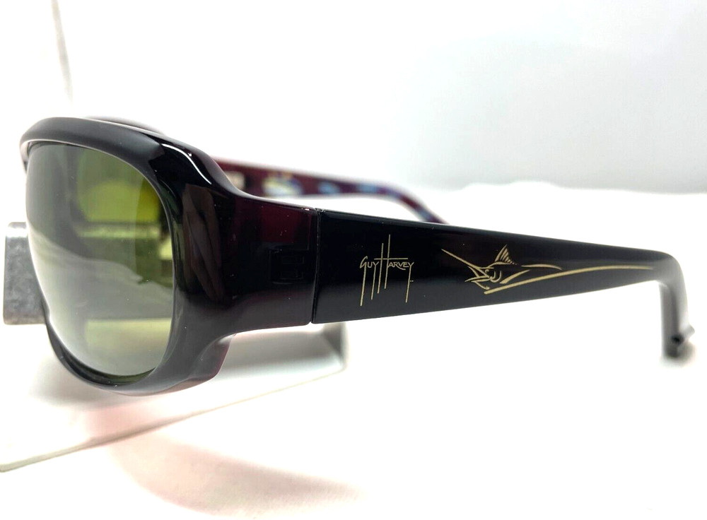 MAUI JIM YELLOW FIN GUY HARVEY MJ 234-11 SMOKE GREY W/ HT POLARIZED SUNGLASSES 9
