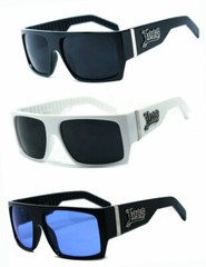 Locs Mens Cholo Biker Sunglasses Flat Top Style – LC74 Assorted