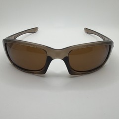 Vintage Oakley Five Sunglasses Brown Translucent Frames Bronze Lens Y2K 00s