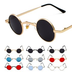 John Lennon Vintage Sunglasses Round Hippie Small Circle Sun Glasses Eyewear