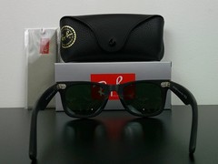 Ray-Ban RB2140 Wayfarer Classic Sunglasses Matte Black G-15 50mm Never Worn