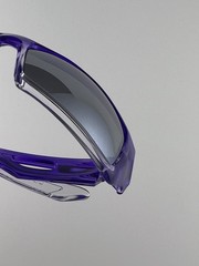 Oakley Eye Patch 2 Purple Clear Fade Frame Black Iridum Lens Oil Rig RARE