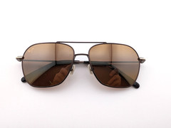 Maui Jim Sunglasses, Polarized Lenses, Mano MJ877-01 Brown, 57-16-142, Italy