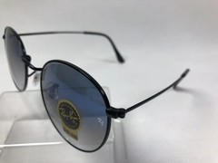 Ray-Ban RB3447 Round Gold Frame Gradient blue Lens Sunglasses 140MM