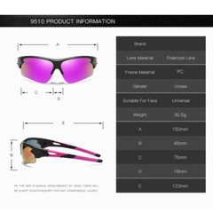 DUBERY Men Women Polarized Sports Sunglasses Fishing ​Riding Windproof Goggles