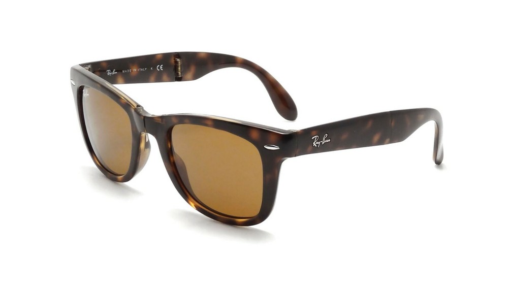 Ray-Ban Folding Wayfarer Havana Frame Brown Lens RB4105 710-50