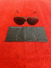 Porsche Designs P8478 Black Frame Interchangeable 66mm Lens Sunglasses