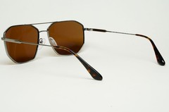 Prada Sunglasses Glass Lens Gunmetal Brown SPR 64X PR64XS 5AV-01D