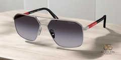 PRADA LINEA ROSSA PS A50S 5AV09U Gunmetal Grey Gradient 60 mm Men’s Sunglasses