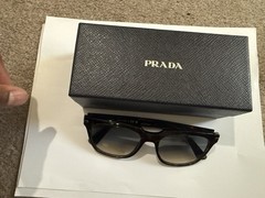 Prada PR 04Ys 56/19/150 XL Tortoise Shell Plastic Frame Gray Gradient Lenses