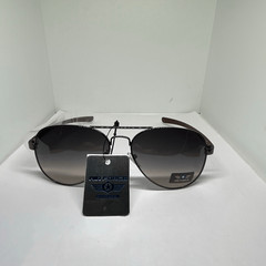 Air Force Aviator Sunglasses UV400 Metal Frame Wood Grain Temples New