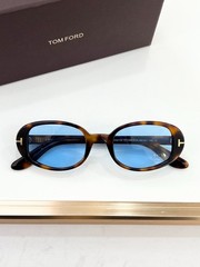 Tom Ford Iggy Sunglasses TF1364 Havana/Blue 49-21-140mm With Case New
