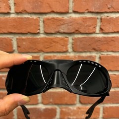 Oakley Plantaris Travis Scott OO9437 Sunglasses Black Frame Black Lenses