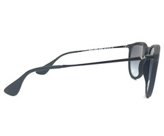 Ray-Ban Sunglasses RB4171 ERIKA 622/8G Rubber Black w/ Light Gray Gradient Dark