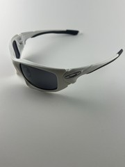 Oakley Scalpel Matte White Frame Black Iridium Lens OO9095-03 Silver Icons RARE