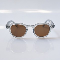 Johnny Depp brown polarized sunglasses Crystal gray acetate glasses Unisex UV400