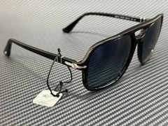 PERSOL PO3328S 95 S3 Black Blue Gradient Polarized Men’s 58 mm Sunglasses