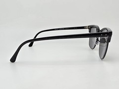 Ray-Ban RB3016 1305/B1 Clubmaster Marble Black Frame Grey Lens Sunglasses 51mm