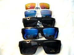 USA Sunglasses LOCS Men RIDING Hardcore AMERICAN FLAG Backyard Party -91190-USA