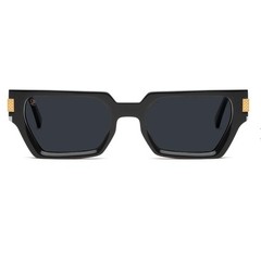 9FIVE Locks Sunglasses Black Gold Acetate Luxury Streetwear 54-21-150