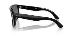 Ray-Ban Boyfriend Reverse Black/G-15 Green 56mm Sunglasses RBR0501S 6677VR 56-18