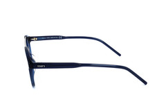 Tod’s Unisex 49mm Shiny Blue Opticals TO0287-090-49