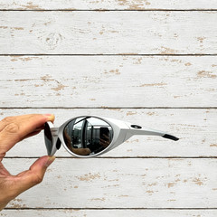 Oakley Eye Jacket Redux OO9438 Polarized Sunglasses Sliver Frame Sliver Lenses