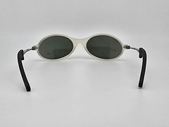 Ray-Ban B&L W2390 Orbs Ellipse Matte Crystal Frame G-15 Silver Mirror Sunglasses