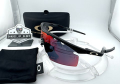 OAKLEY M FRAME GEN 2 CARBON FIBER POSITIVE RED IRIDIUM STRIKE SUNGLASSES MUMBO