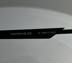 Porsche Design Sunglasses P832 54•17•140 C11 Black Japan