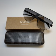MYKITA RIVER COL 002 Sunglasses Matt Black Frame 63mm