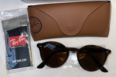 Ray-Ban RB 2180 710/73 Sunglasses Gloss/Havana Brown Tinted 49mm w/case NEW