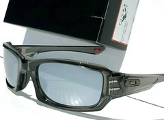 NEW Oakley FIVES Squared Grey Smoke POLARIZED Galaxy Chrome Mirror Sunglass 9238